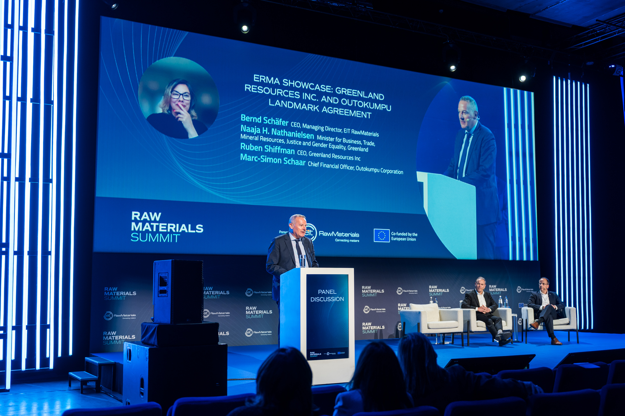 Photo from the ERMA Showcase during the EIT RawMaterials Summit, 15 May 2025