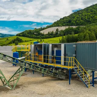 The DYNOSORT project’s sensor-based sorting technology in action in the SMZ Jelšava mine in the Slovak Republic