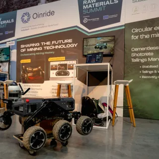 Oinride’s flagship all-terrain robot AutoJoe®