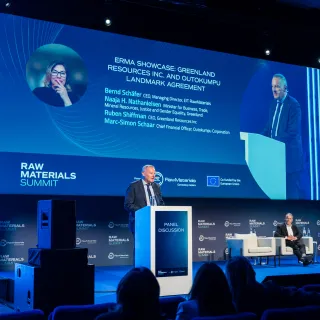 Photo from the ERMA Showcase during the EIT RawMaterials Summit, 15 May 2025