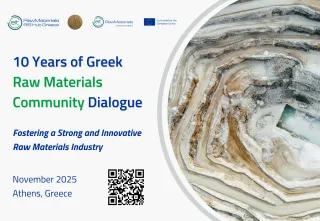 Banner: 10th Greek Raw Materials Community Dialogue 2025