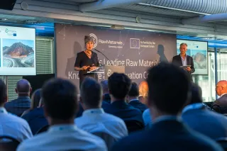 Nauja Bianco, Board Member, Greenland Resources presenting the CRM Facility